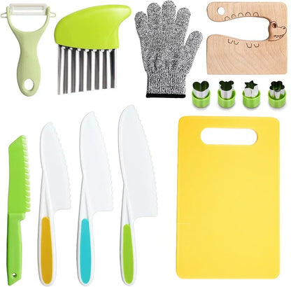 Child friendly cooking utensils