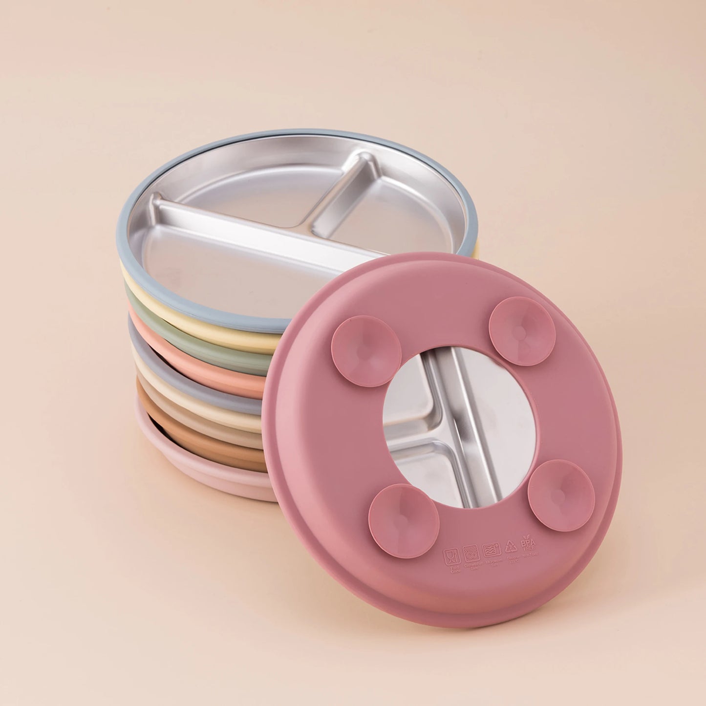 Stainless steel suction plate - removable