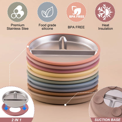 Stainless steel suction plate - removable